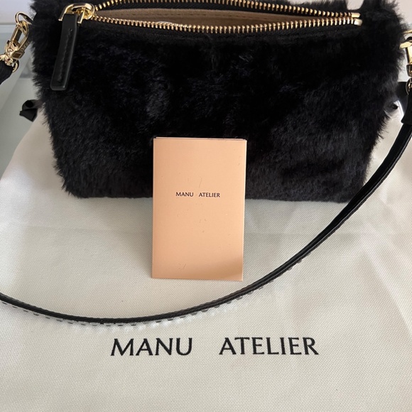 MANU ATELIER Black Mini Prism Bag - Picture 9 of 10